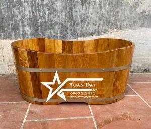bồn tắm gỗ mini bồn tắm gỗ mini