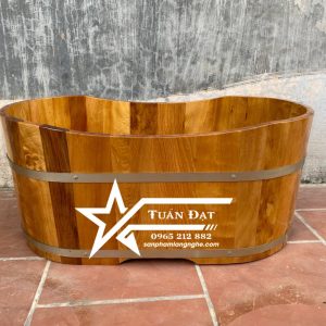 bồn tắm gỗ mini