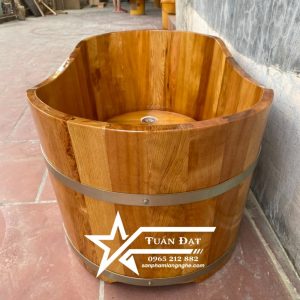 thùng tắm gỗ mini