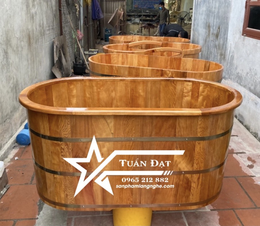 bon-tam-go Bồn tắm gỗ