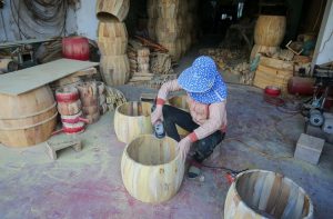 công đoạn làm tang trống công đoạn làm tang trống