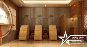 thùng gỗ xông hơi tại spa thùng gỗ xông hơi tại spa