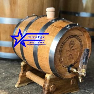 thùng rượu gỗ sồi 10L
