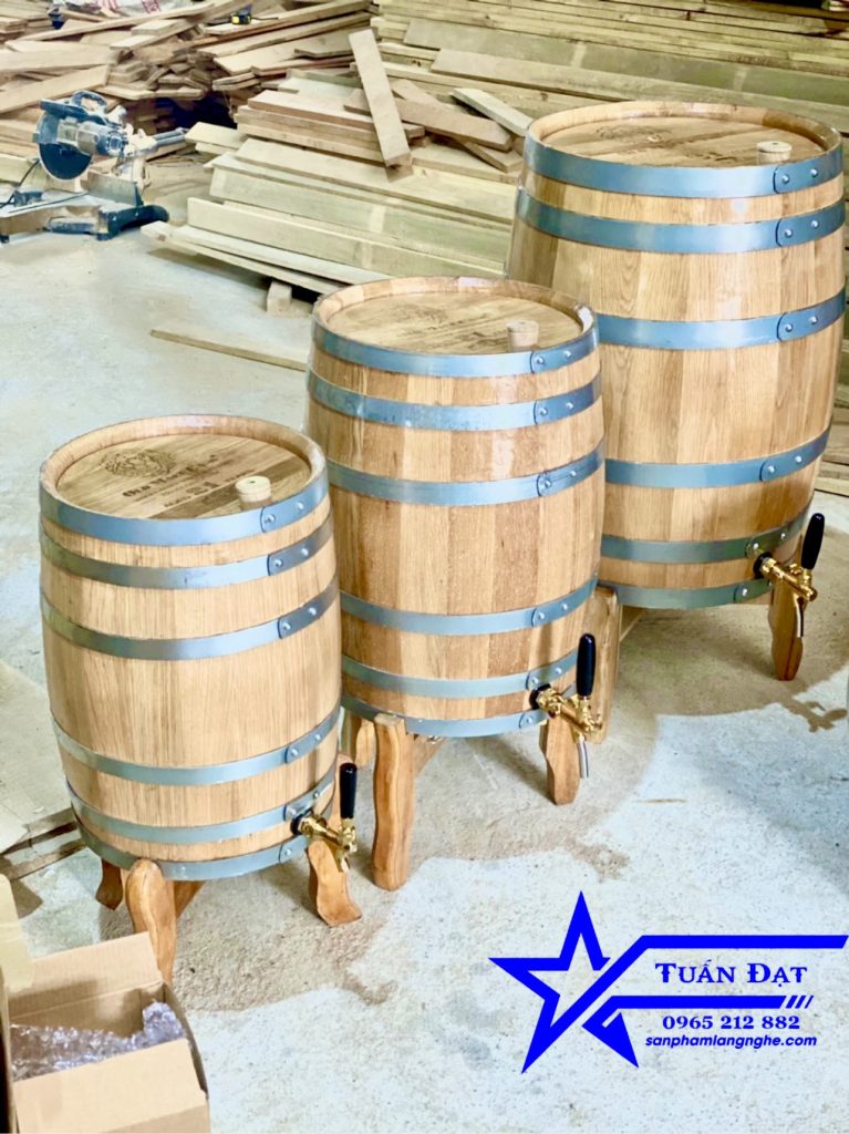 thùng rượu gỗ sồi dáng đứng thùng rượu gỗ sồi dáng đứng