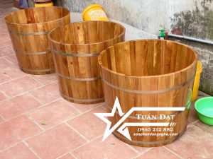 bán bồn tắm gỗ tại