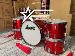 trống đội ca LUDWIG đỏ