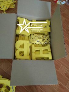 bộ chữ xốp tại điện biên