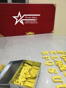 bộ chữ xốp tại lai châu